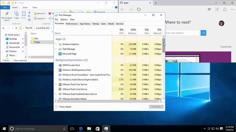 Windows 10 Task Manager