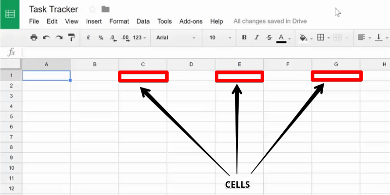 A Cell in Google Sheet