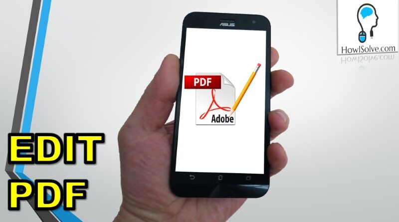 How to Edit PDF on Android