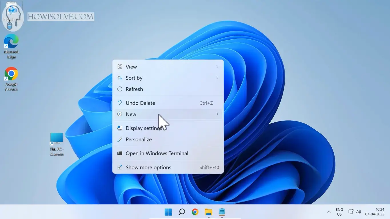 Create New This PC Shortcut